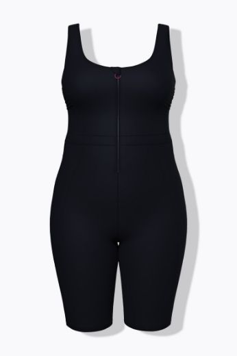 Plus size veliki brojevi Kupaći kostim jednodijelni s produženim nogavicama za punije