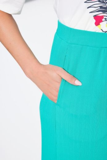 Plus size veliki brojevi Hlače šireg modela nogavica za punije