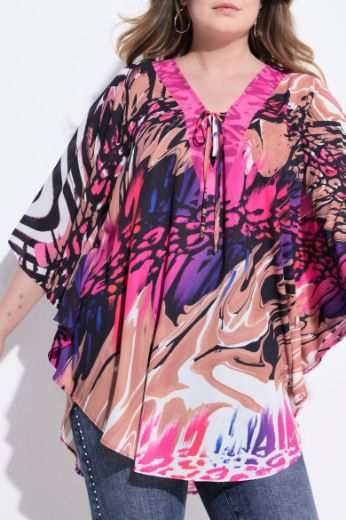 Plus size veliki brojevi Bluza kaftan za punije