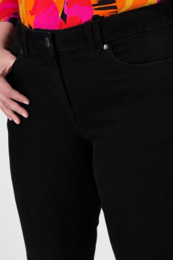 Plus size veliki brojevi Traperice s dodatkom ukrasnih kamenčića za punije