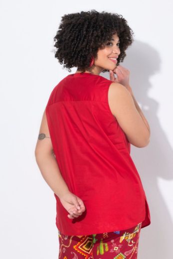 Plus size veliki brojevi Bluza top bez rukava za punije
