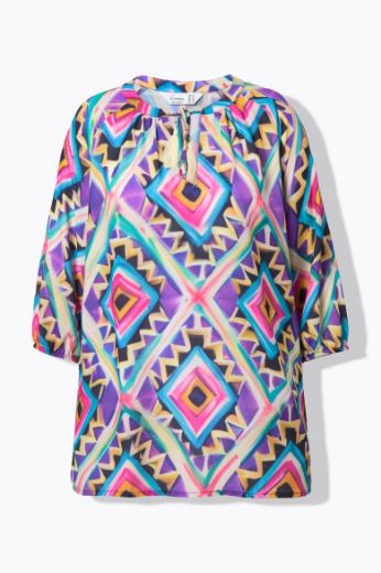 Plus size veliki brojevi Tunika 3/4 rukava A kroja za punije