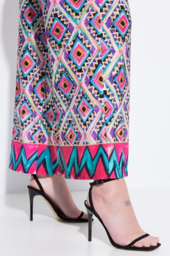 Plus size veliki brojevi Hlače širokih ravnih nogavica za punije