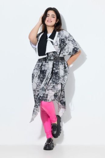 Plus size veliki brojevi Jakna lagana asimetričnog kroja za punije