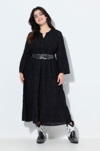 Plus size veliki brojevi Haljina dugih rukava A kroja za punije