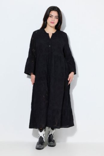 Plus size veliki brojevi Haljina dugih rukava A kroja za punije