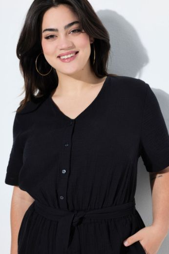 Plus size veliki brojevi Kombinezon kratkih rukava za punije
