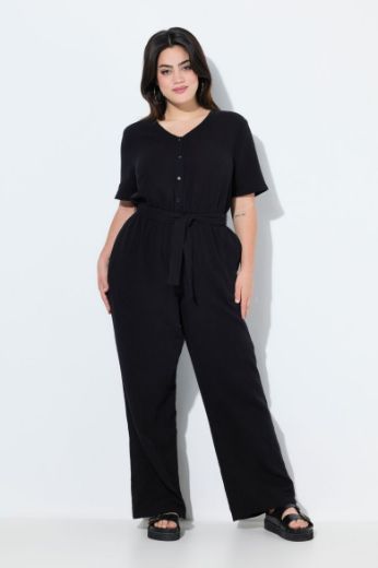 Plus size veliki brojevi Kombinezon kratkih rukava za punije