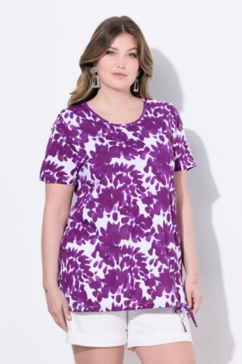 Plus size veliki brojevi Majica kratkih rukava okruglog ovratnika za punije