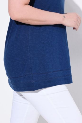 Plus size veliki brojevi Majica top bez rukava A kroja za punije