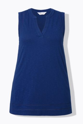 Plus size veliki brojevi Majica top bez rukava A kroja za punije