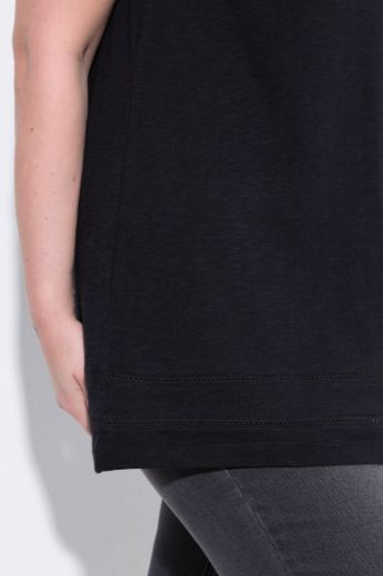 Plus size veliki brojevi Majica top bez rukava A kroja za punije