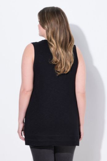 Plus size veliki brojevi Majica top bez rukava A kroja za punije