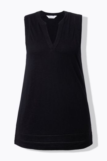 Plus size veliki brojevi Majica top bez rukava A kroja za punije