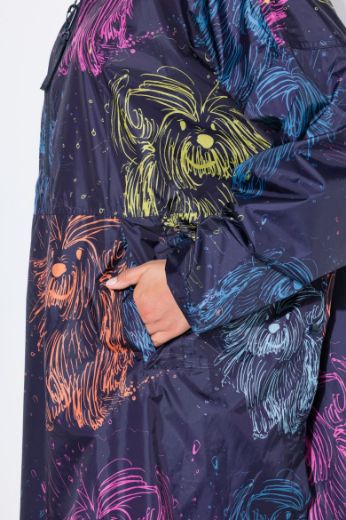 Plus size veliki brojevi Jakna funkcionalna s kapuljačom za punije