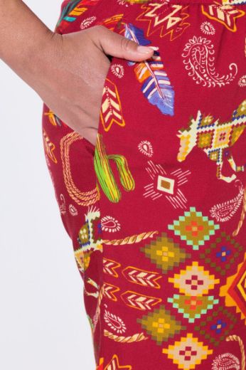 Plus size veliki brojevi Hlače širokih skraćenih nogavica za punije