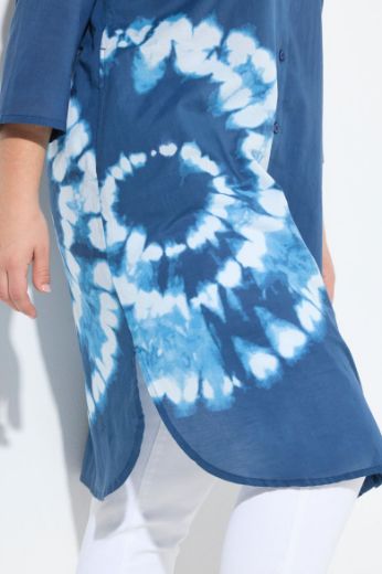 Plus size veliki brojevi Bluza 3/4 rukava dužeg A kroja za punije