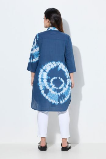 Plus size veliki brojevi Bluza 3/4 rukava dužeg A kroja za punije