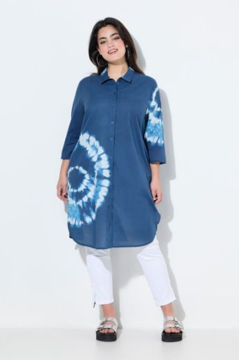 Plus size veliki brojevi Bluza 3/4 rukava dužeg A kroja za punije