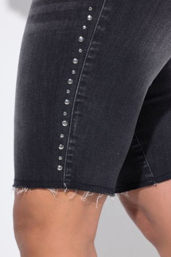 Plus size veliki brojevi Traperice bermude za punije