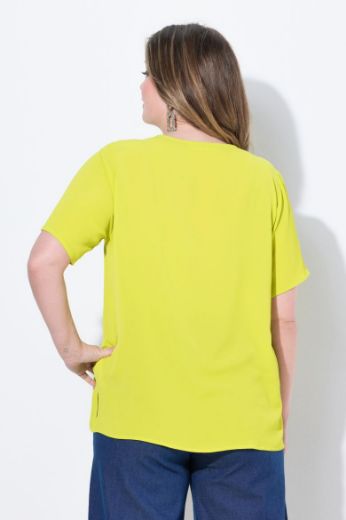 Plus size veliki brojevi Bluza kratkih rukava A kroja za punije