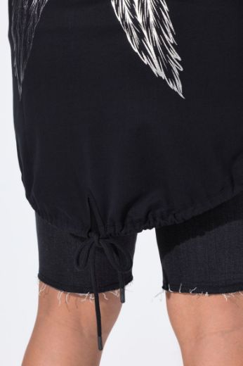 Plus size veliki brojevi Majica dugih rukava s patentim zatvaračem i kapuljačom za punije