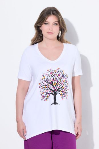 Plus size veliki brojevi Majica kratkih rukava A kroja za punije