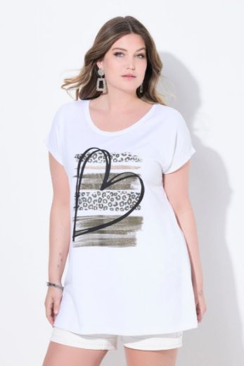 Plus size veliki brojevi Majica kratkih rukava okruglog ovratnika za punije
