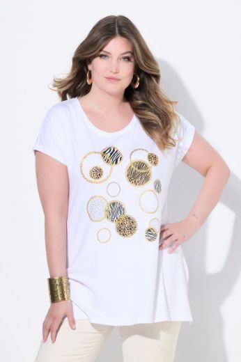 Plus size veliki brojevi Majica kratkih rukava okruglog ovratnika za punije
