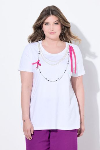 Plus size veliki brojevi Majica kratkih rukava okruglog ovratnika za punije
