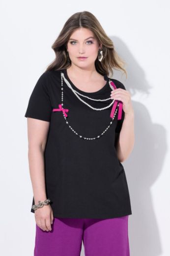 Plus size veliki brojevi Majica kratkih rukava okruglog ovratnika za punije