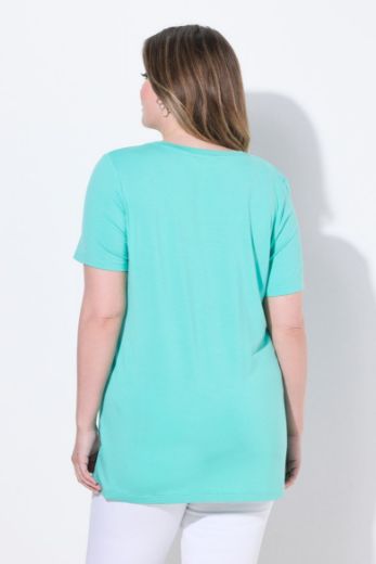 Plus size veliki brojevi Majica kratkih rukava okruglog ovratnika za punije