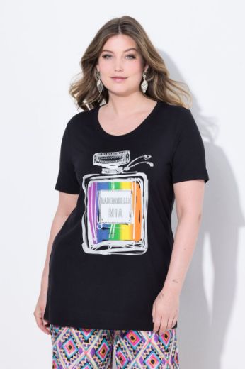 Plus size veliki brojevi Majica kratkih rukava okruglog ovratnika za punije