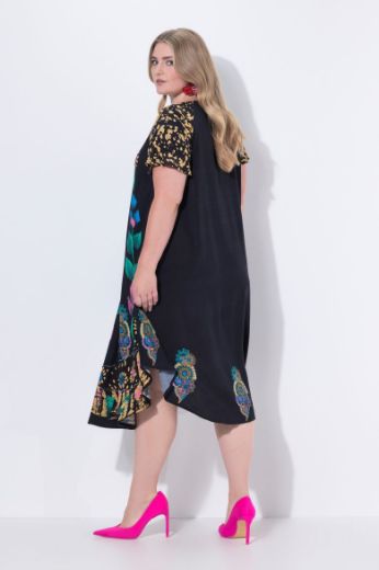 Plus size veliki brojevi Haljina cvjetnog printa za punije