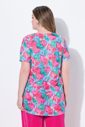 Plus size veliki brojevi Majica kratkih rukava A kroja za punije