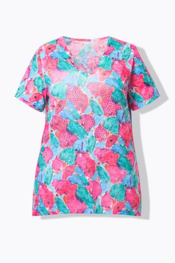 Plus size veliki brojevi Majica kratkih rukava A kroja za punije