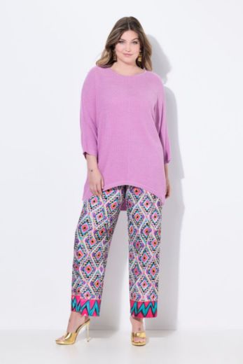 Plus size veliki brojevi Pulover 3/4 rukava šireg kroja za punije