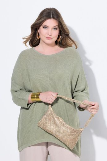 Plus size veliki brojevi Pulover 3/4 rukava šireg kroja za punije