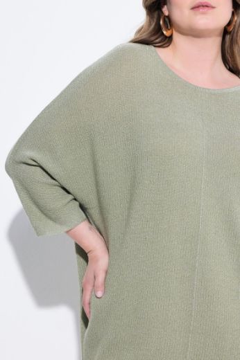 Plus size veliki brojevi Pulover 3/4 rukava šireg kroja za punije