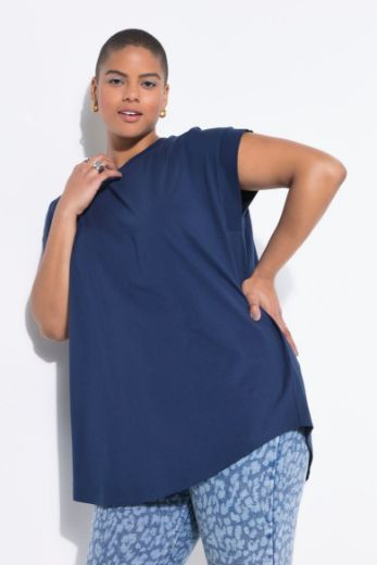 Plus size veliki brojevi Majica kratkih rukava šireg kroja za punije