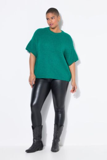 Plus size veliki brojevi Pulover polu rukava okruglog ovratnika za punije