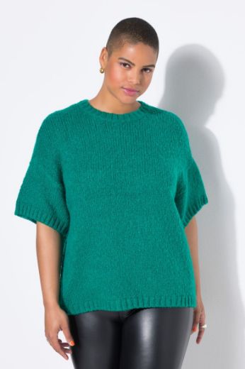 Plus size veliki brojevi Pulover polu rukava okruglog ovratnika za punije