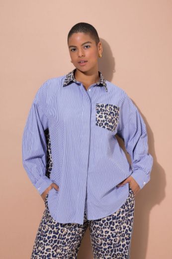 Plus size veliki brojevi Košulja dugih rukava šireg kroja za punije