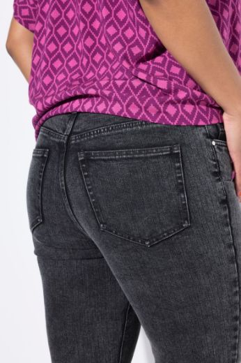 Plus size veliki brojevi Traperice povišenog struka za punije
