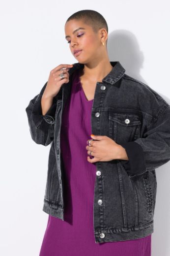Plus size veliki brojevi Jakna od trapera za punije