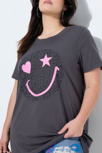 Plus size veliki brojevi Majica kratkih rukava A kroja za punije