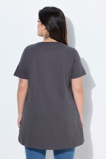 Plus size veliki brojevi Majica kratkih rukava A kroja za punije