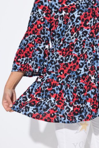 Plus size veliki brojevi Bluza 3/4 rukava A kroja za punije