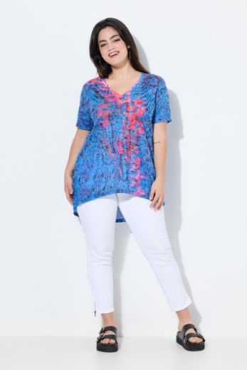 Plus size veliki brojevi Majica kratkih rukava A kroja za punije