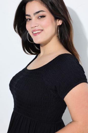 Plus size veliki brojevi Haljina maxi kratkih rukava za punije